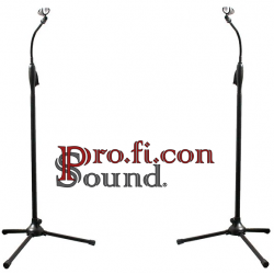 PROFICON SOUND MIC STAND 3 black οικονομική ρυθμιζόμενη βάση δαπέδου μικροφώνου με σπιράλ λεπτή σχεδίαση εξαιρετικής ποιότητας με μεγάλη σταθερότητα